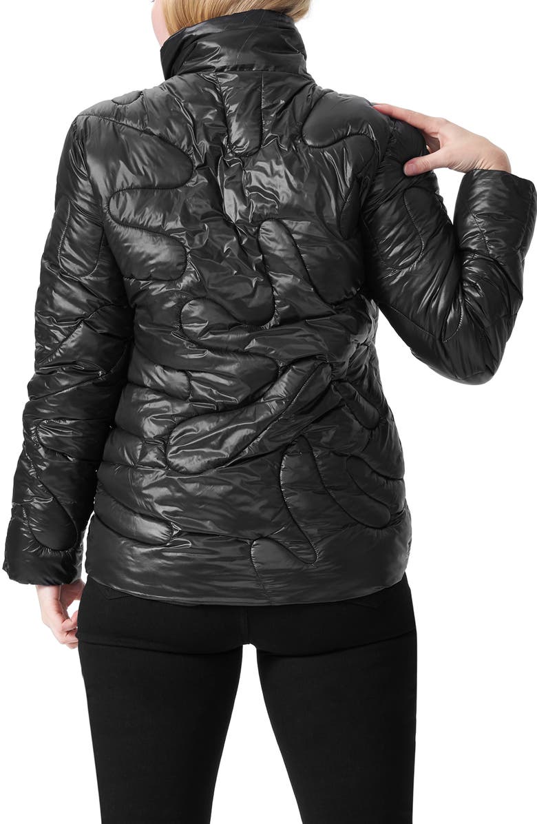 Universal Standard Josie Short Water Resistant Puffer Jacket, Alternate, color, 