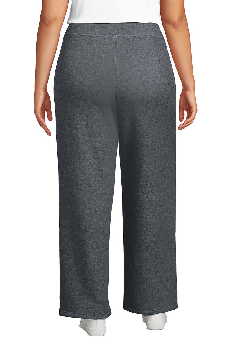 Serious Sweats High Rise Fleece Lined Straight Leg Pants, Alternate, color, Charcoal Heather