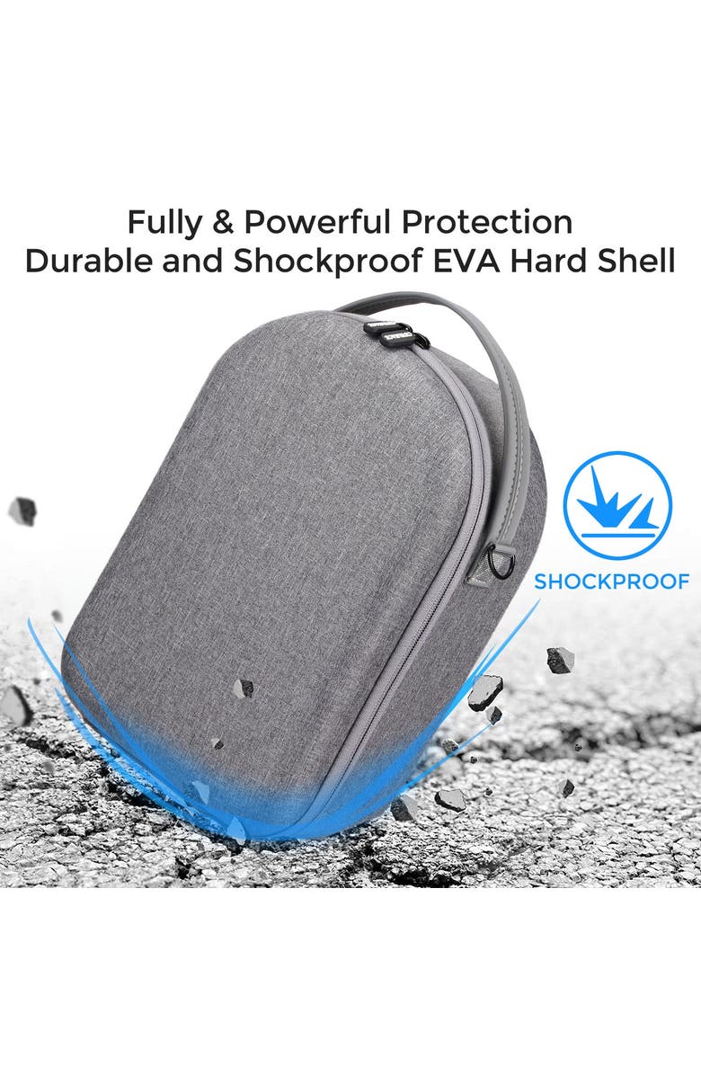 Sonicgrace VR Travel Carrying Case for Meta Quest 2/3/3S, Alternate, color, Grey