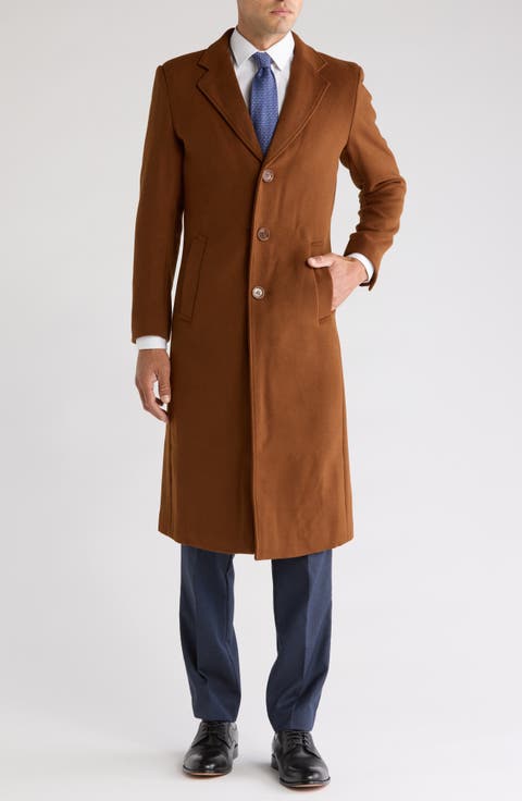 Three Button Knee Length Coat