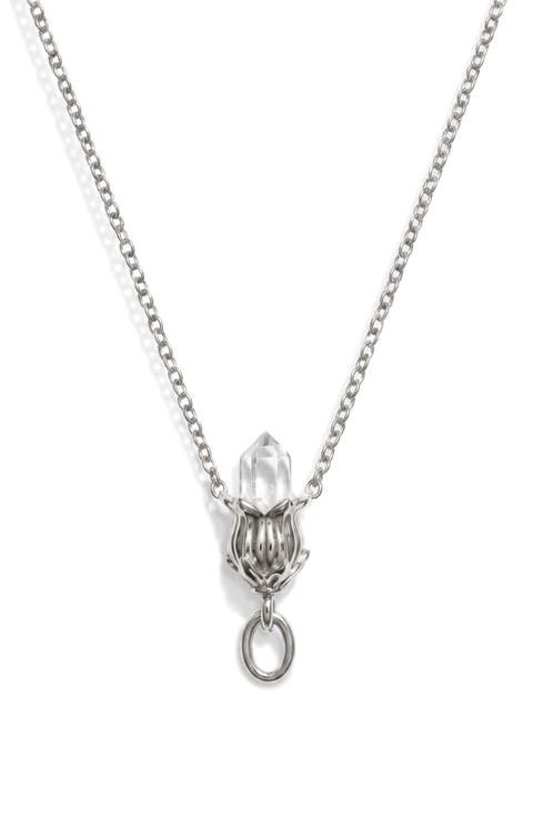 Belladonna Crystal Pendant Necklace