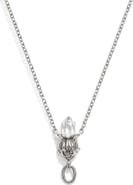 Awe Inspired Belladonna Crystal Pendant Necklace