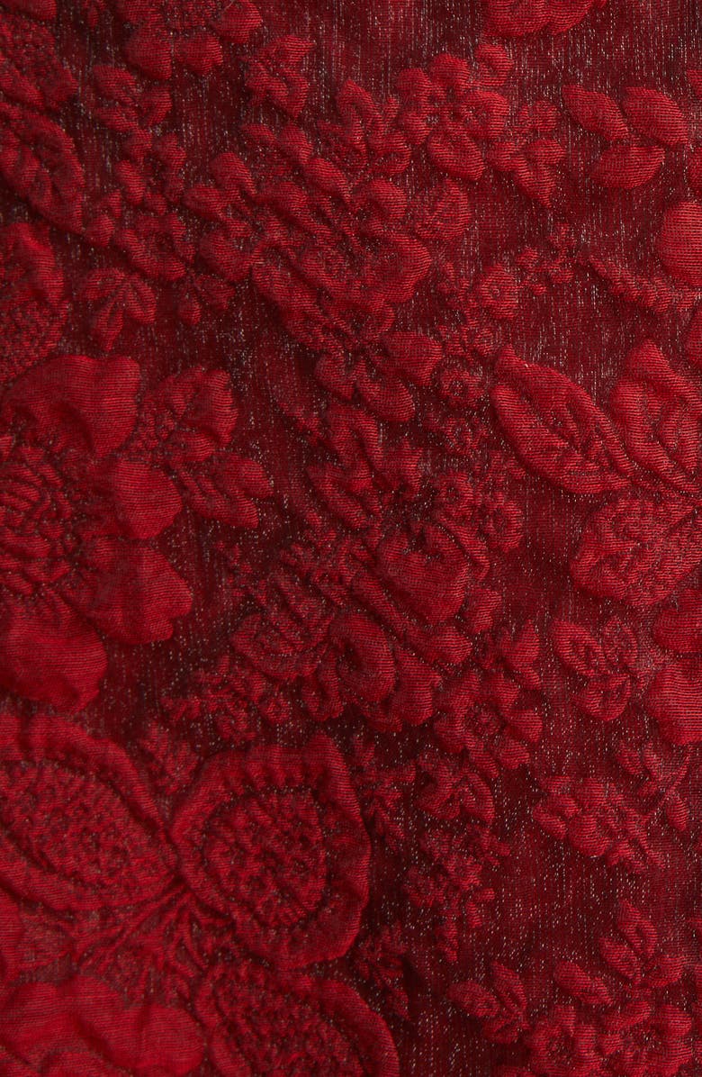 Erdem Doris Organza Fit & Flare Midi Dress, Alternate, color, 