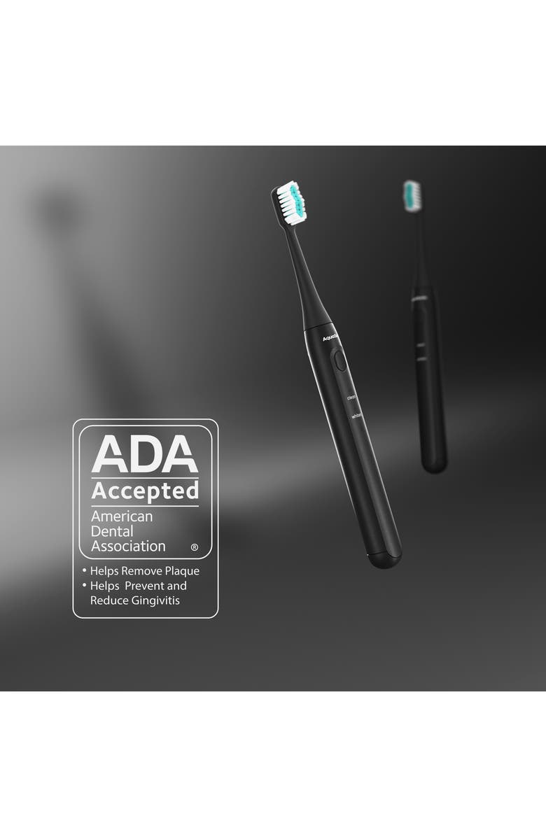 AQUASONIC Icon Rechargeable Power Toothbrush, Alternate, color, Black
