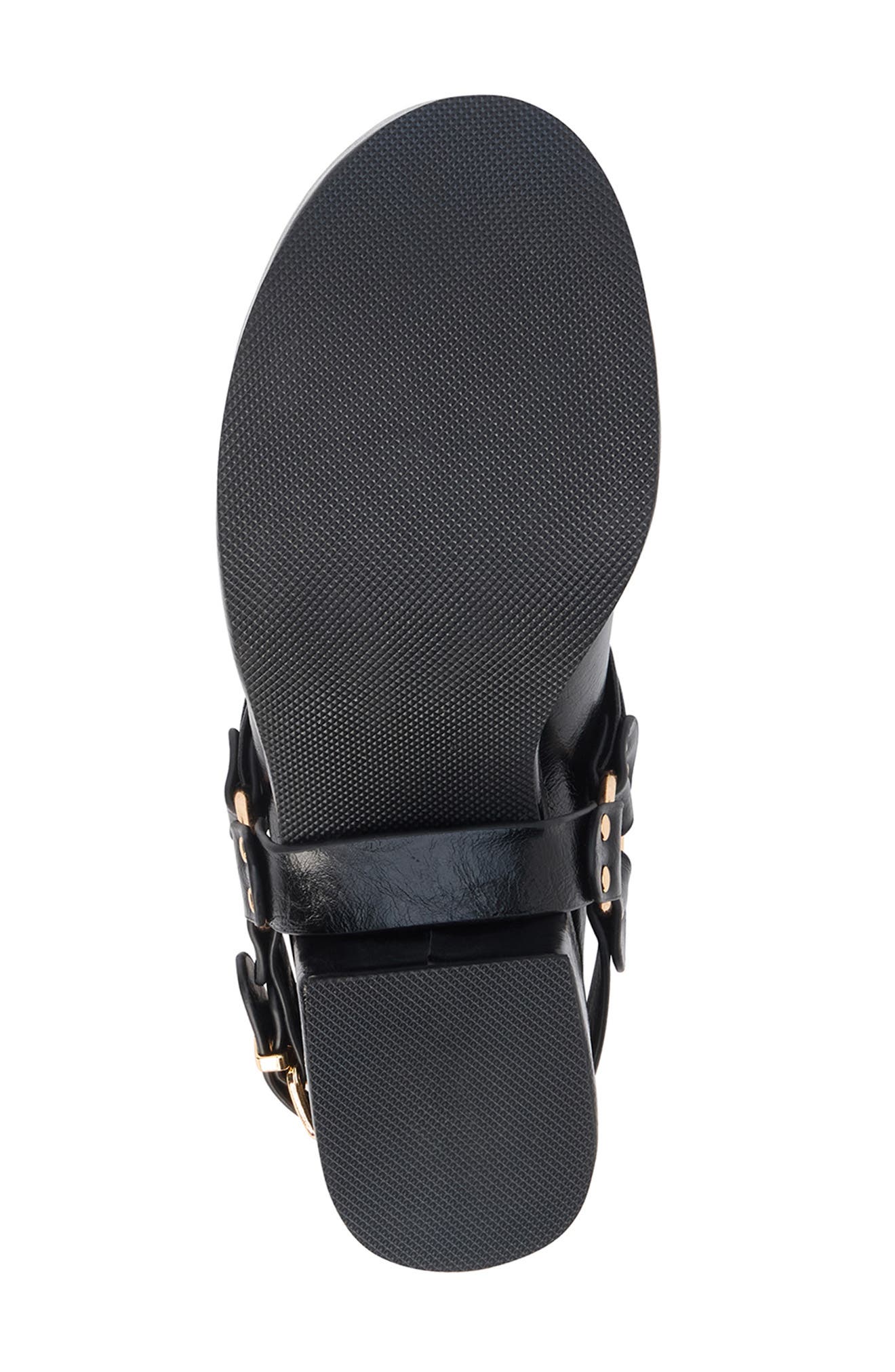 Sawyer Block Heel Platform Clog, Alternate, color, BLACK