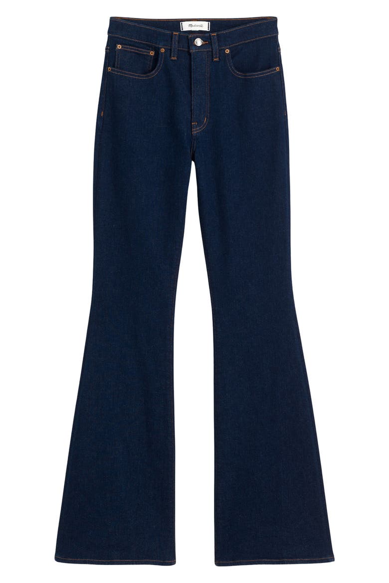 The Stretch Flare Jeans, Alternate, color, RINSE WASH