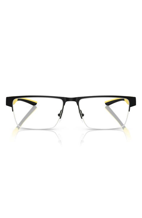 x Scuderia Ferrari 57mm Rectangular Optical Glasses