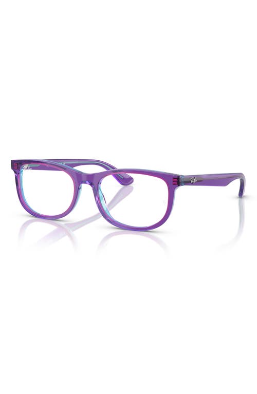 Ray Ban Ray-ban Kids' 46mm Pillow Optical Glasses In Violet