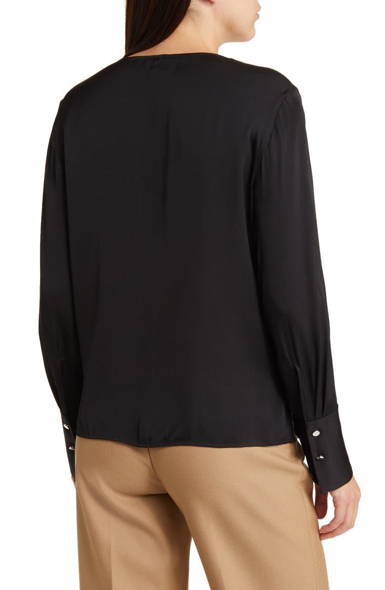 BOSS Bidinta V-Neck Top, Alternate, color, 