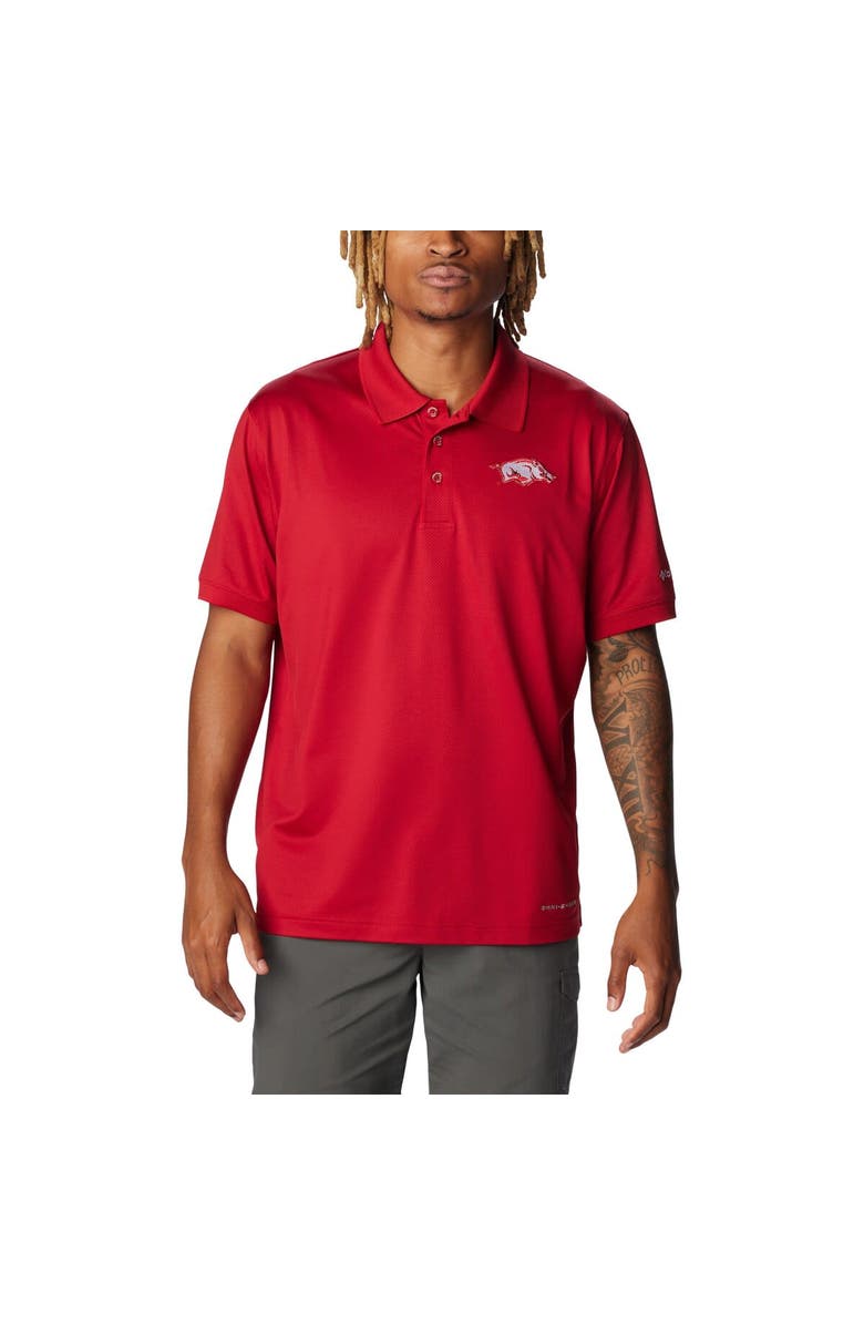 Columbia Men's Columbia Cardinal Arkansas Razorbacks PFG Tamiami Omni-Shade Polo, Alternate, color, Cardinal