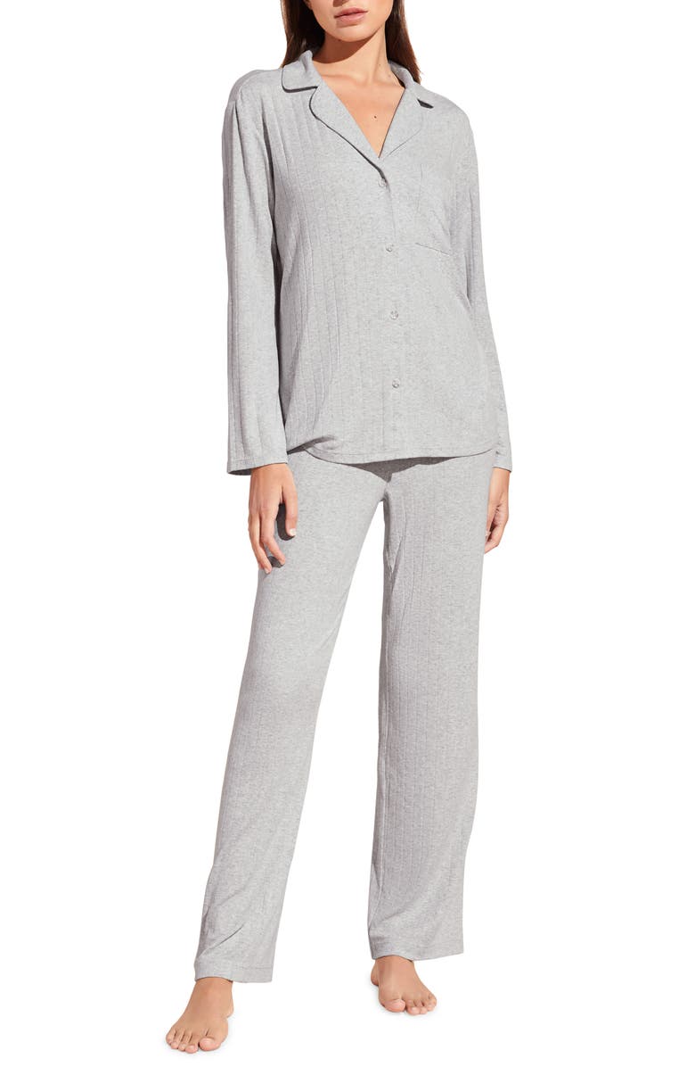 Eberjey Giselle Rib Pajamas, Main, color,