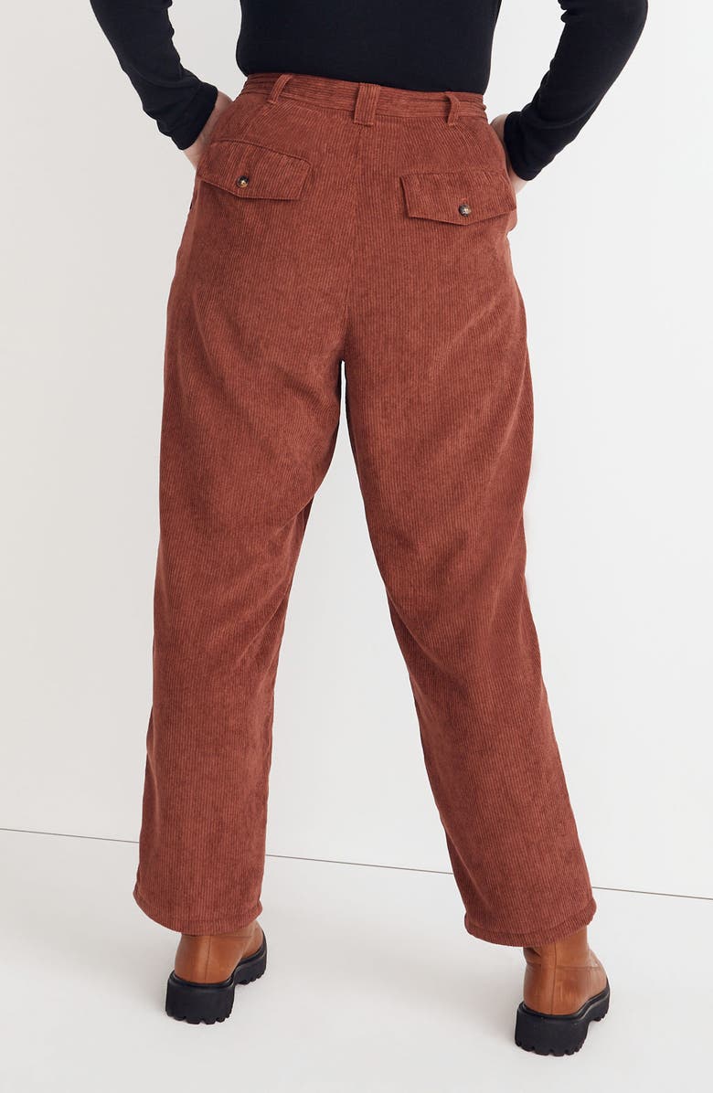 Madewell High Waist Tapered Corduroy Pants, Alternate, color, 