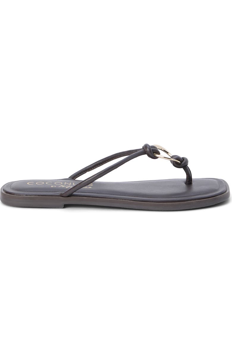 Coconuts by Matisse Mission Flip Flop, Alternate, color, Dark Brown Leather
