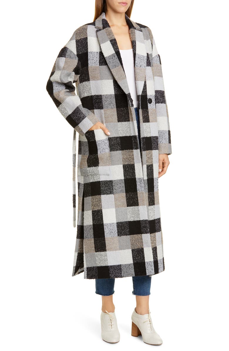 CO Check Wrap Coat, Alternate, color, 