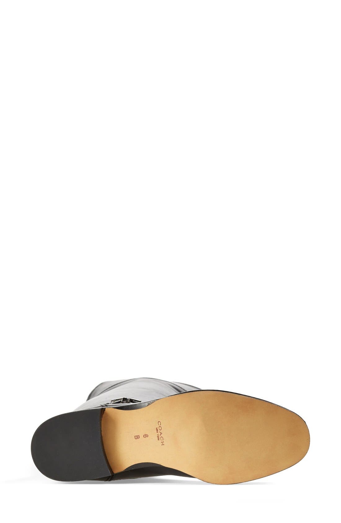 COACH 'Madeleine' Over the Knee Leather Boot, Alternate, color, 