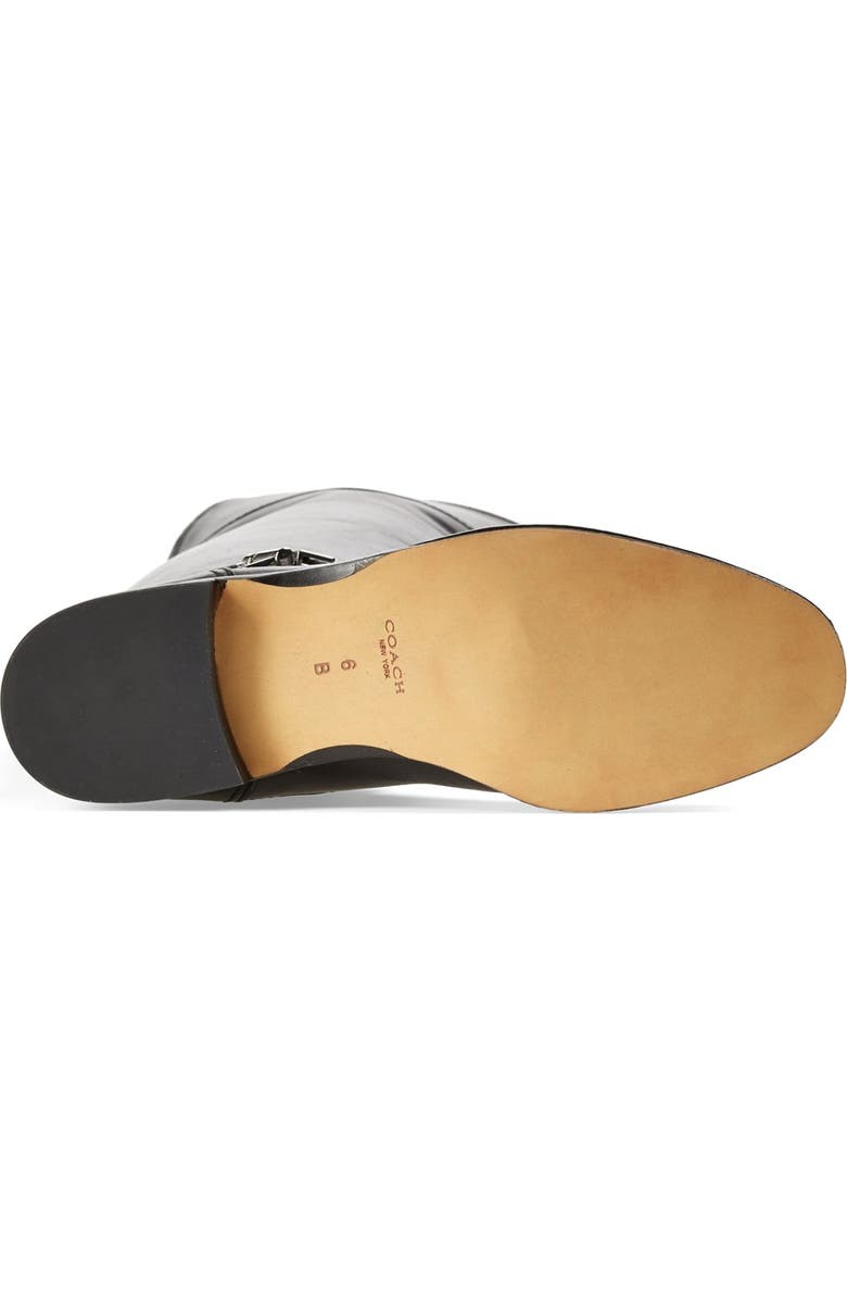 COACH 'Madeleine' Over the Knee Leather Boot, Alternate, color,