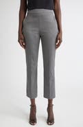 ST. JOHN Emma Mélange Stretch Twill Crop Pants