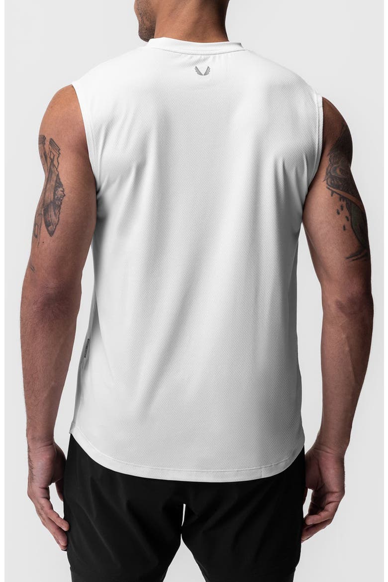 AeroSilver Muscle Tee, Alternate, color, WHITE