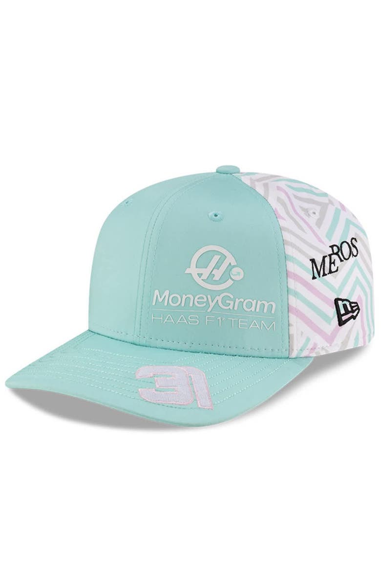 New Era Men's New Era Kevin Magnussen Black Haas F1 Team 2025 Miami Grand Prix Driver Number 9SEVENTY Adjustable Hat, Alternate, color, 