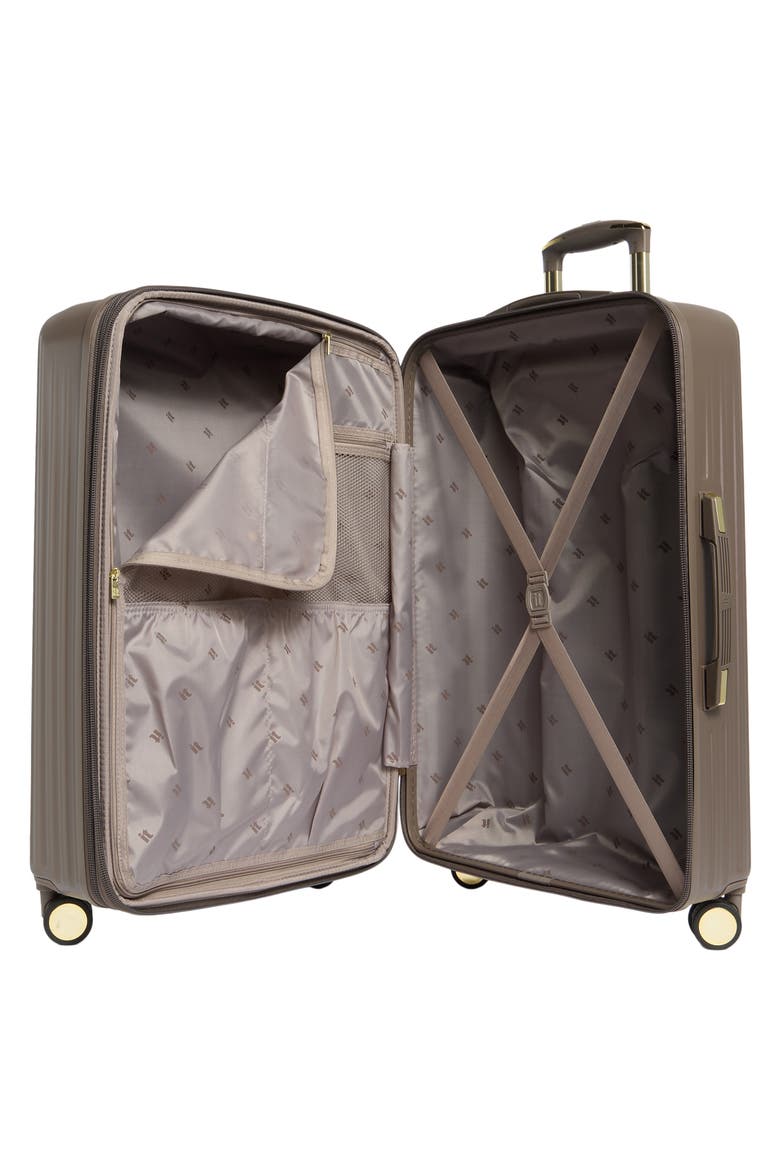 Luxuriant 27-Inch Hardside Checked Expandable Spinner, Alternate, color, FALCON HAZE
