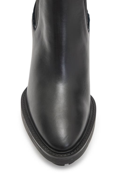 Allsaints Harper Block Heel Bootie In Black