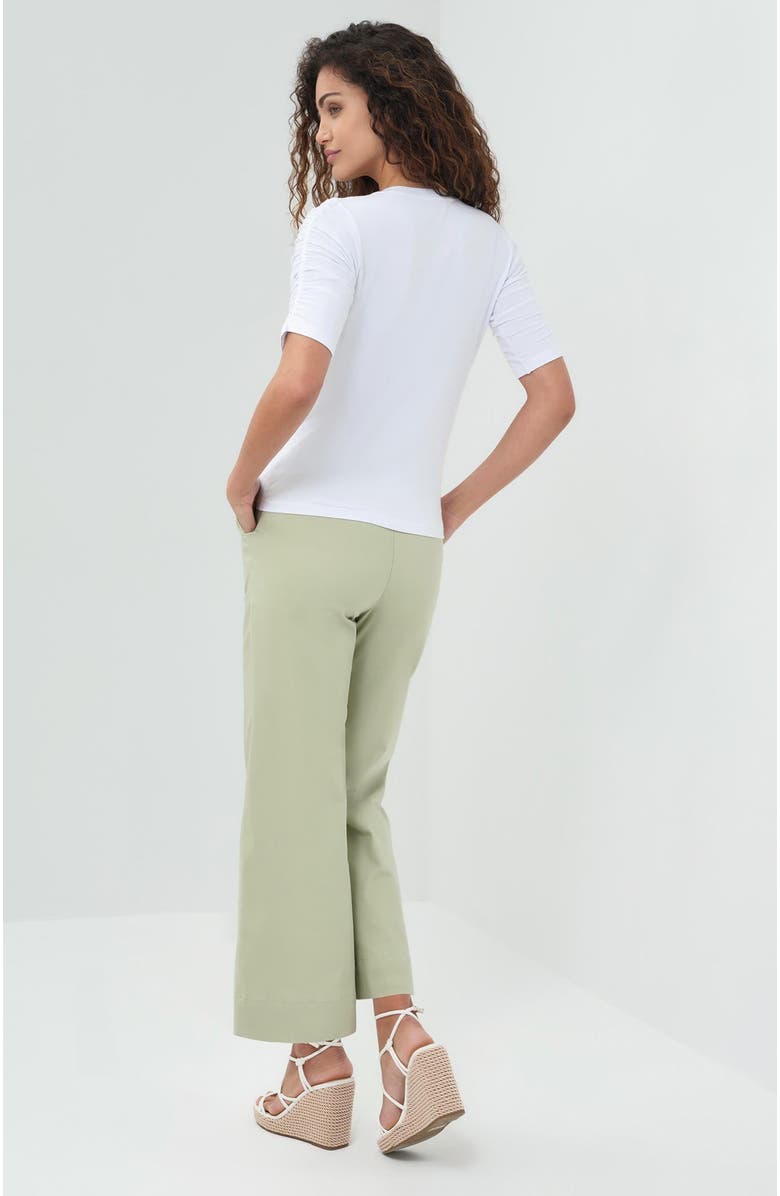 Anatomie Sophia Tshirt with Ruched Elbow Sleeves, Alternate, color, 