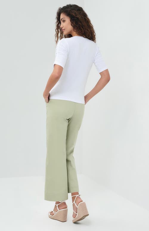 Anatomie Sophia Tshirt With Ruched Elbow Sleeves