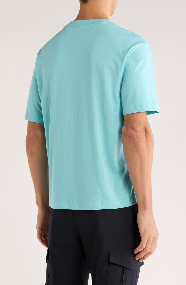 HUGO Nugocrea Graphic T-Shirt, Alternate, color, Turquoise/ Aqua