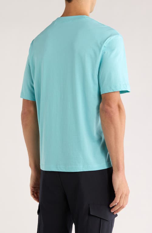 Hugo Boss Hugo Nugocrea Graphic T-shirt In Blue