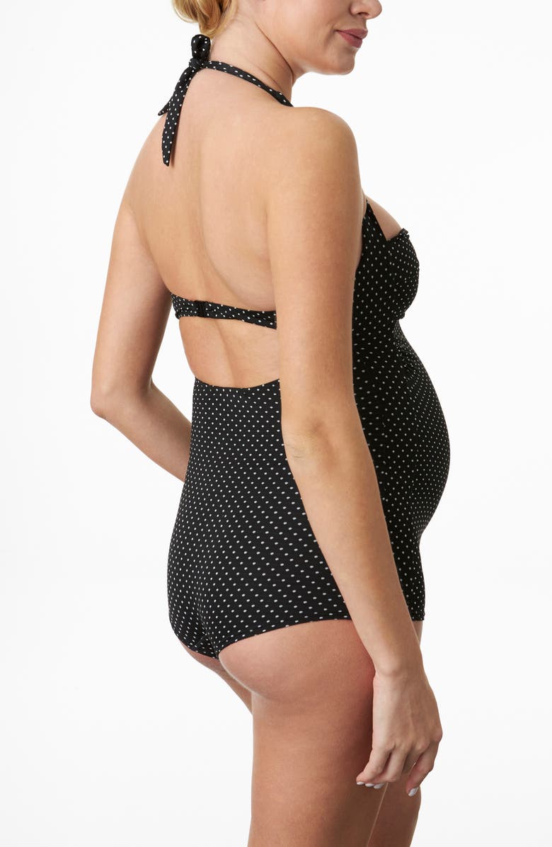 Pez D'Or Montego Bay Jacquard One-Piece Maternity Swimsuit, Alternate, color, 