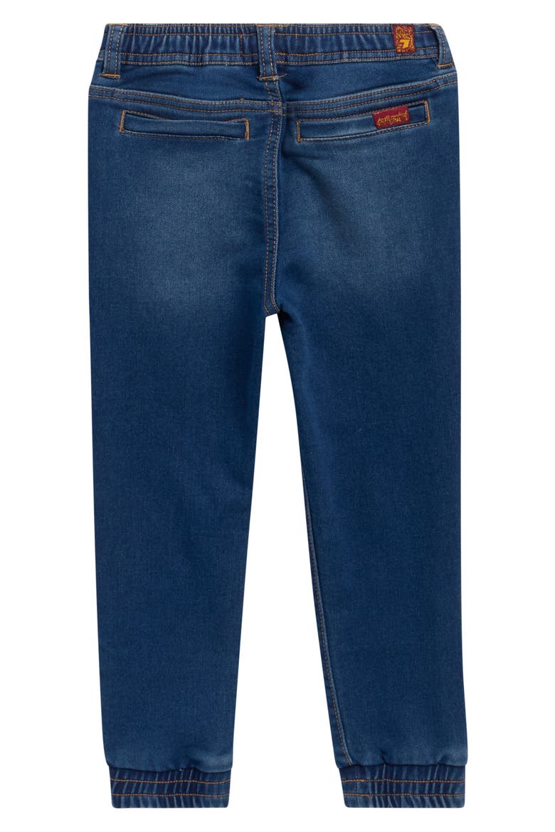 Kids' Waffle Knit Polo & Jeans Set, Alternate, color, HEATHER GRAY