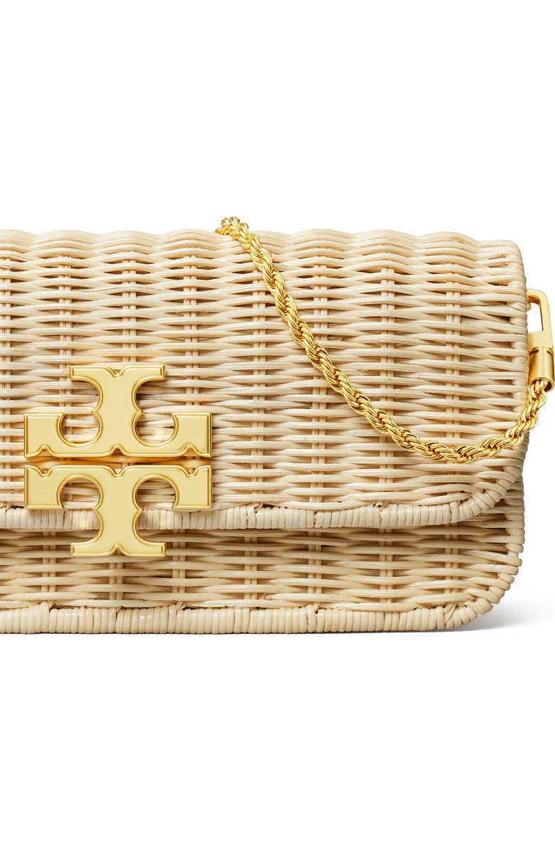Tory Burch Eleanor Wicker Clutch, Alternate, color,