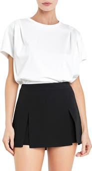 English Factory Pleat Shoulder T-Shirt