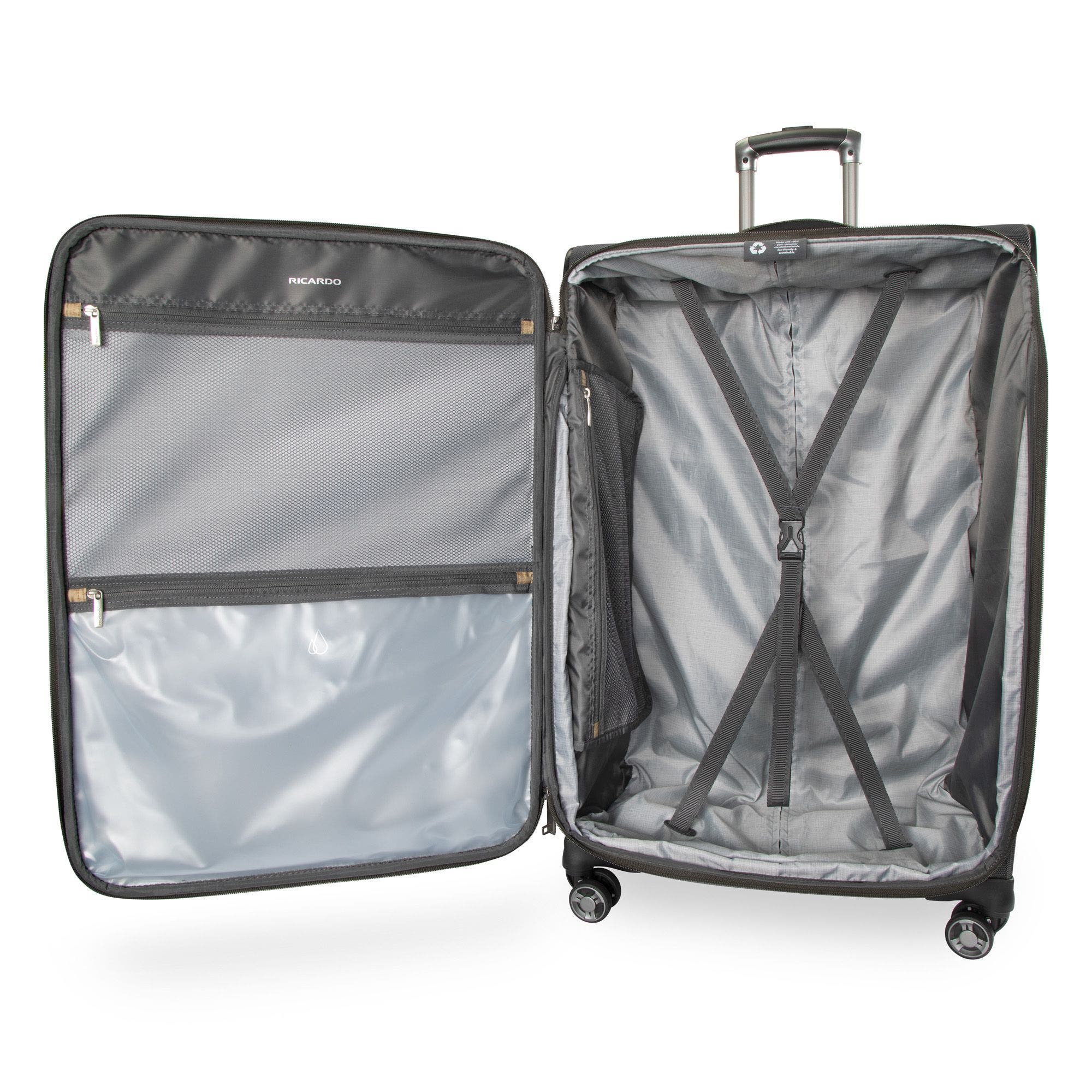 Ricardo Beverly Hills Ashbury Softside Expandable 3 Piece Set, Alternate, color, Black