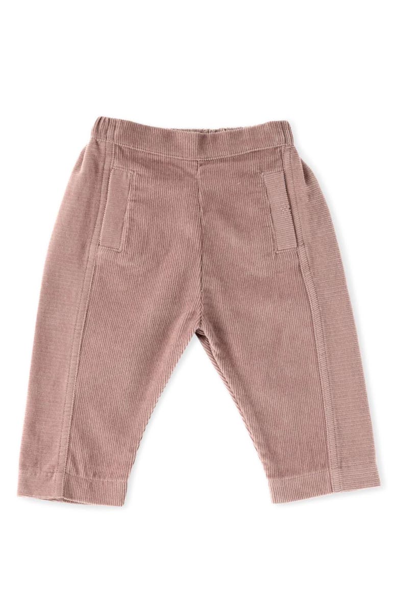 Pehr Organic Cotton Corduroy Pants, Main, color, Pink