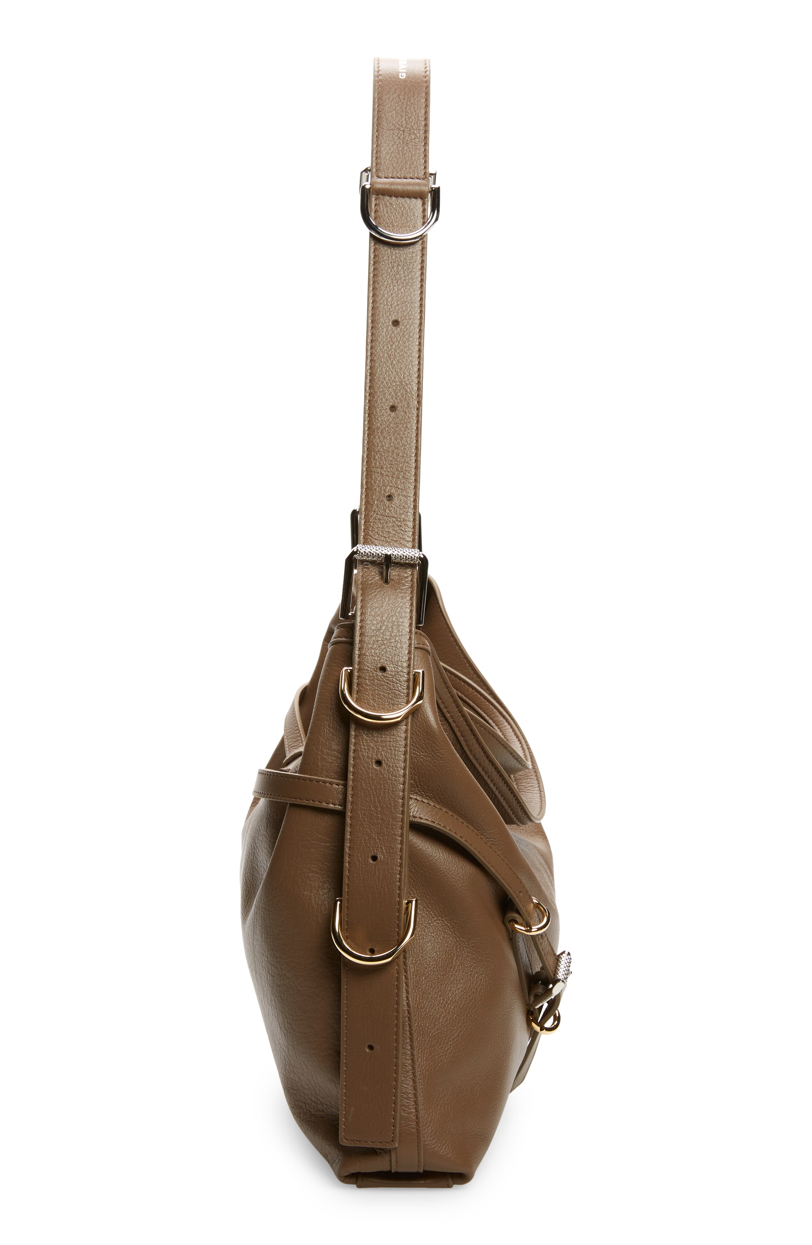 Givenchy Medium Voyou Leather Hobo, Alternate, color, 