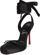 Christian Louboutin Cassia Lace-Up Slingback Pump