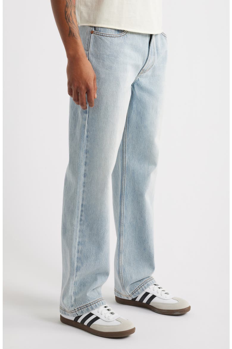 Straight Leg Jeans, Alternate, color, PALE BLUE