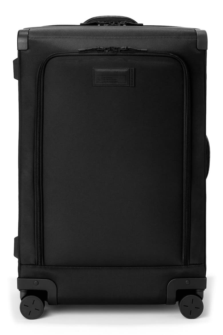 Sydney Checked Rolling Luggage, Main, color, ONYX