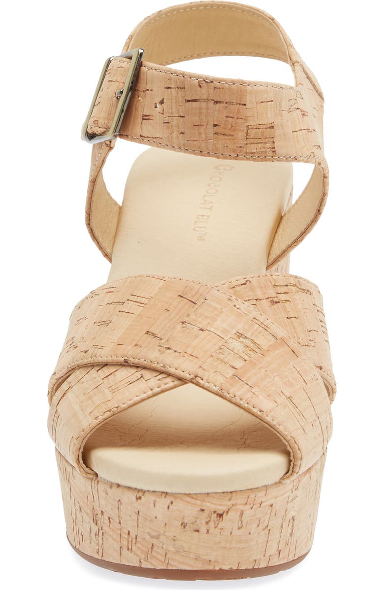 Chocolat Blu Cork Platform Sandal, Alternate, color, Cork