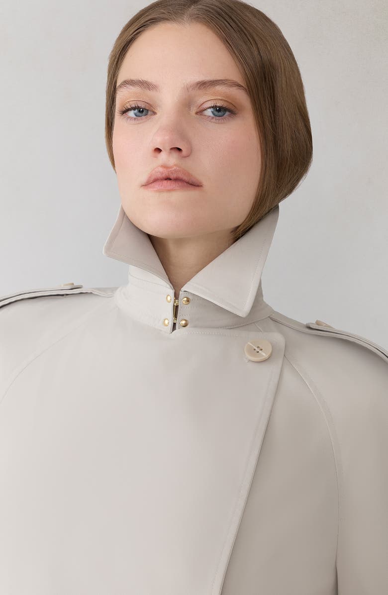 Soia & Kyo Becky Double Breasted Trench Coat, Alternate, color, Light Oak