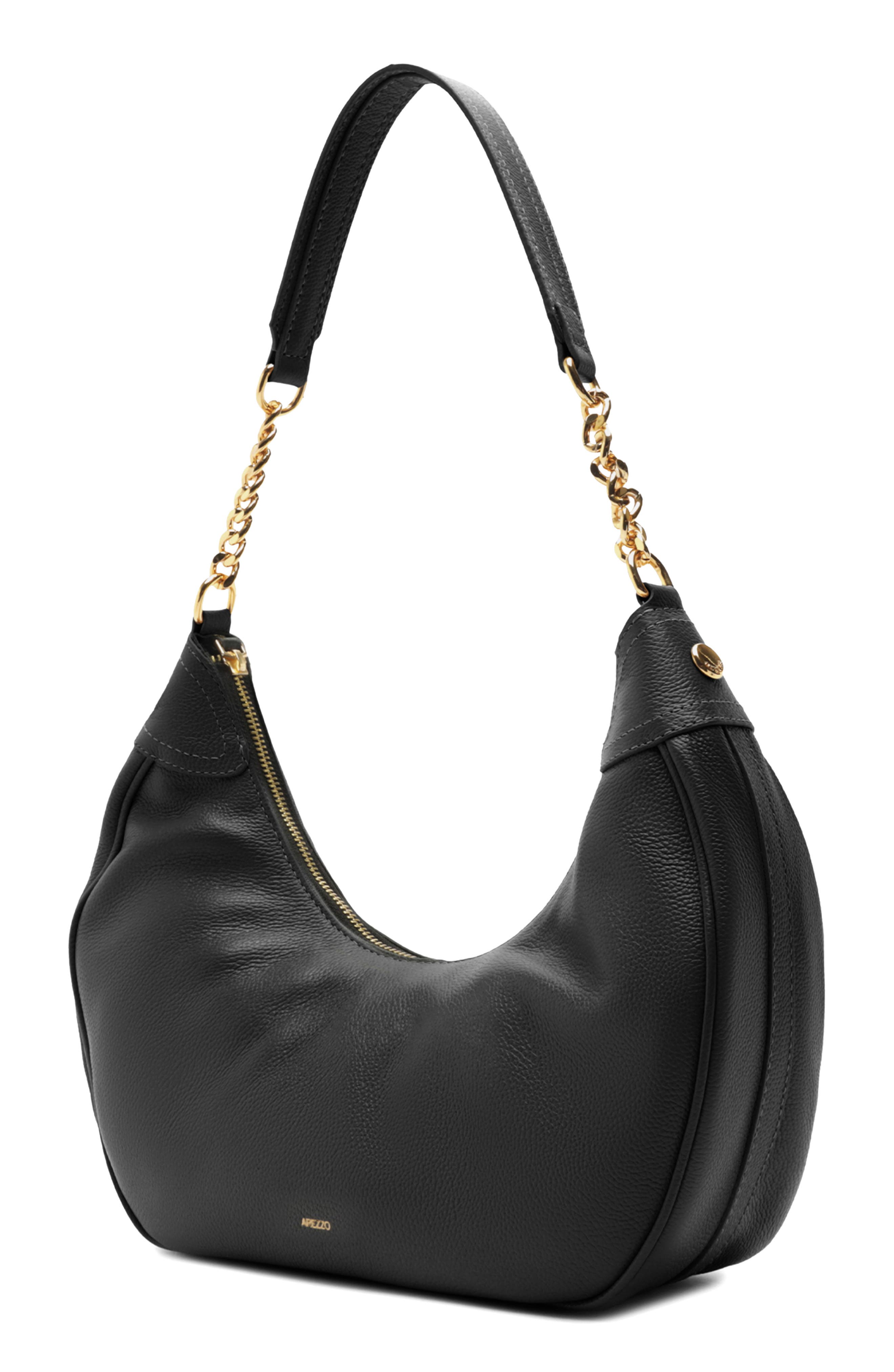 Arezzo Large Elena Leather Hobo, Alternate, color, 