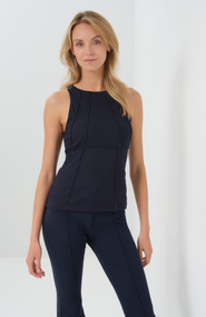 Anatomie Callie Rib Halter Top with Seam Shaping
