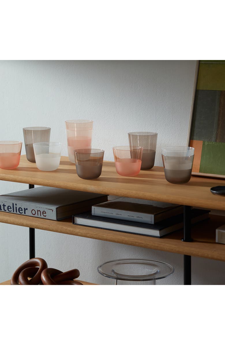 LSA Arc Contrast Set of 4 Tumblers, Alternate, color, White