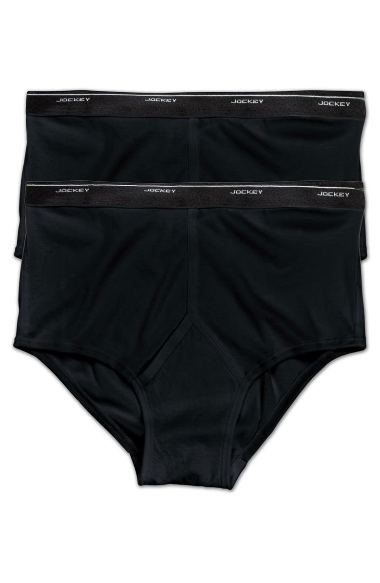 Jockey Big 
Tall 2-pk Classic Briefs, Main, color, Black
