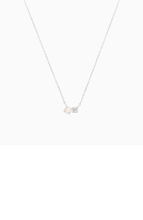 Brielle Dainty Pendant Necklace Trendy Minimalist Gold