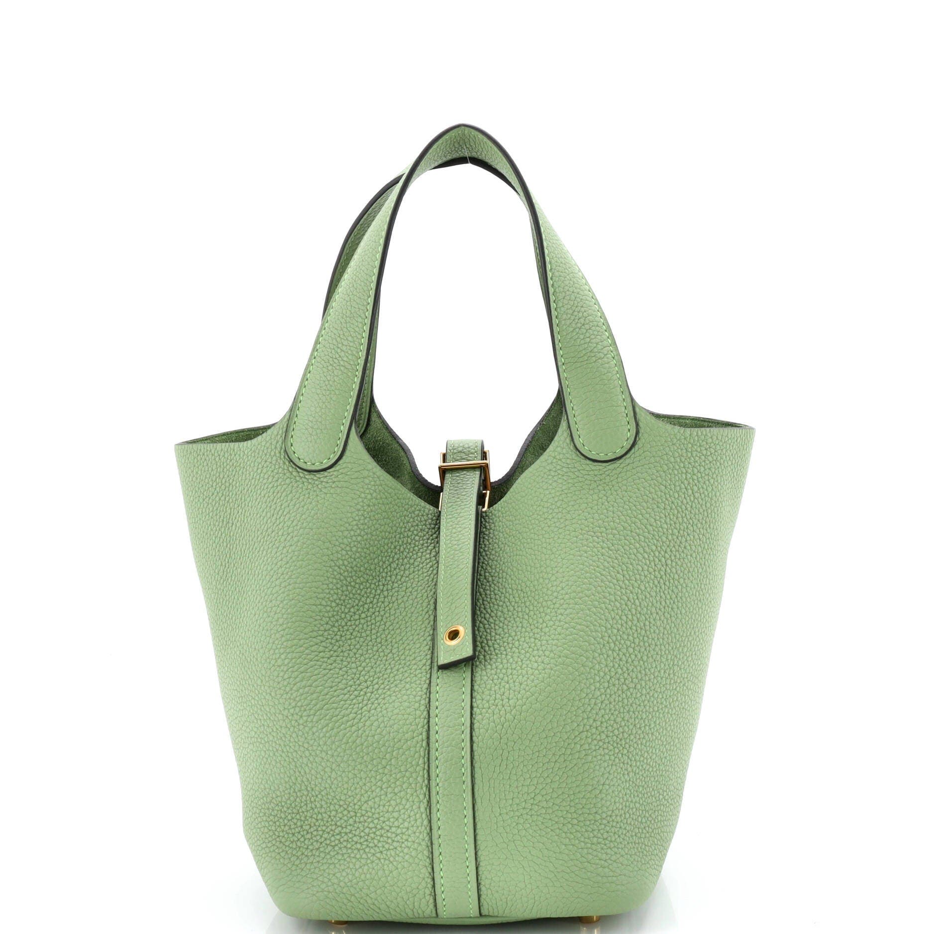 Pre-Owned Hermes Picotin Lock Bag Clemence PM, Main, color, 