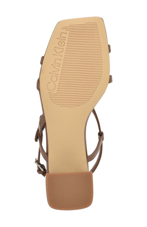 Calvin Klein Pandy Slingback Sandal In Brown