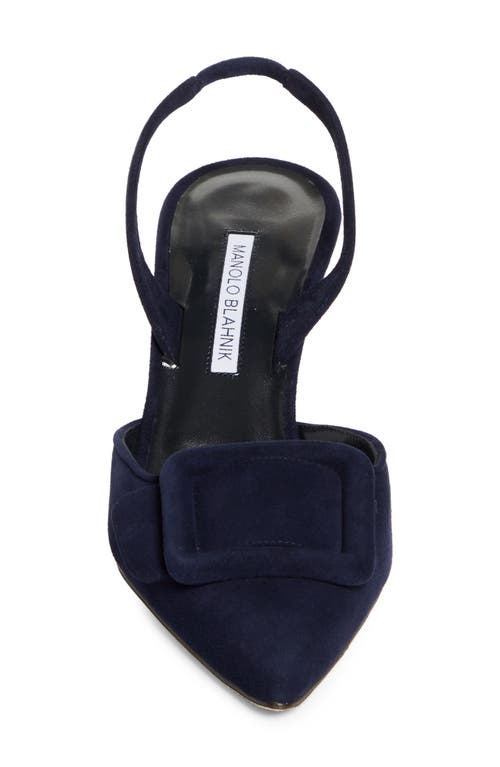 MANOLO BLAHNIK MANOLO BLAHNIK MAYSLI POINTED TOE SLINGBACK PUMP 