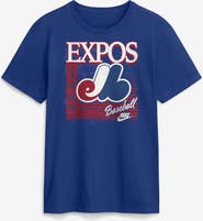 Nike Men's Nike Blue Montreal Expos Cooperstown Logo T-Shirt
